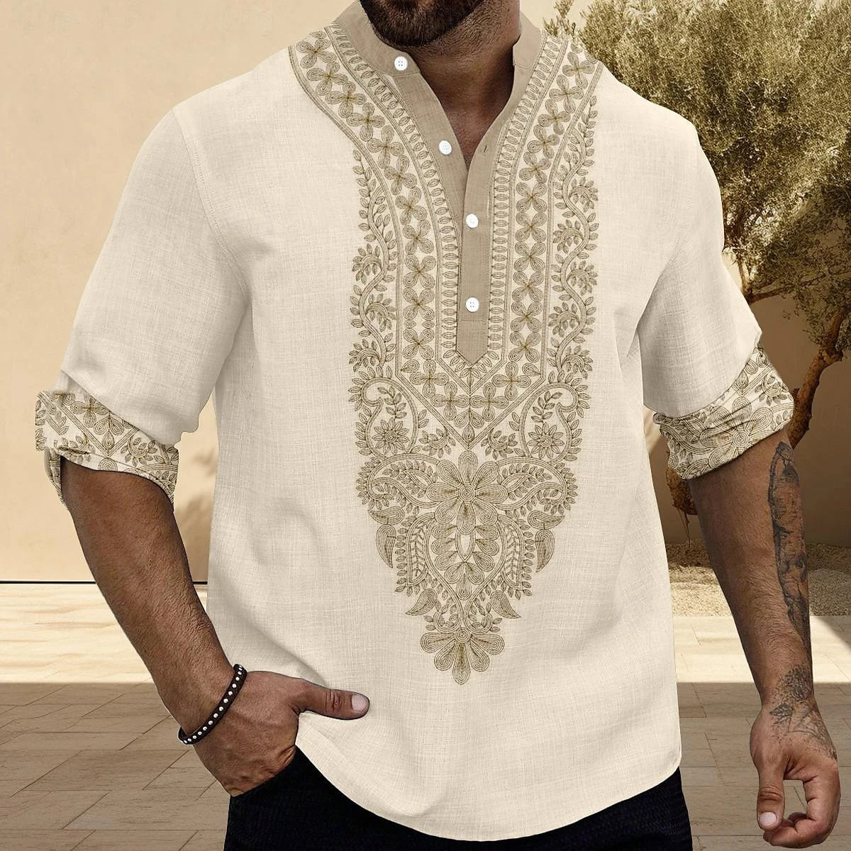 Camisa Henley