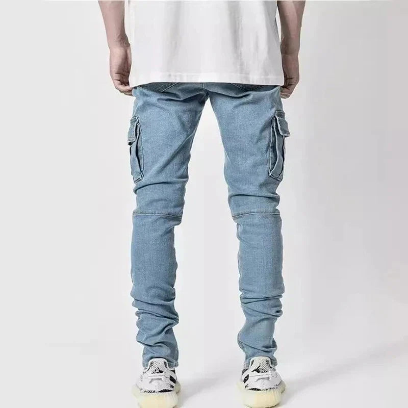 Calça cargo multi bolsos