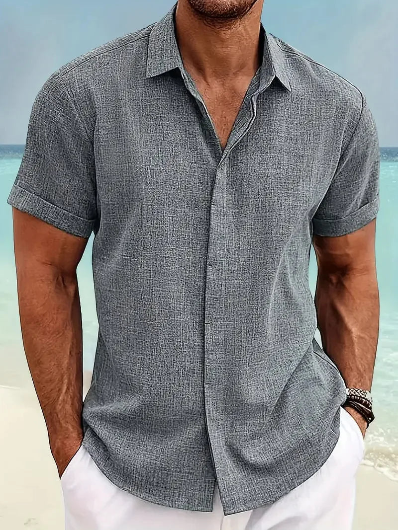 Camisa Casual de poliéster
