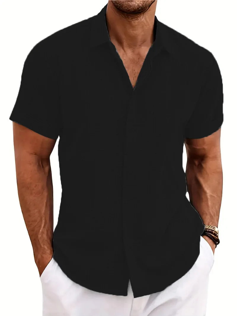 Camisa Casual de poliéster