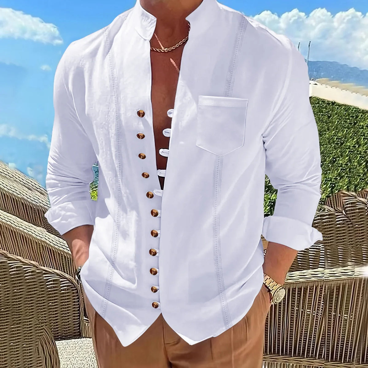 Camisa Vintage de botão