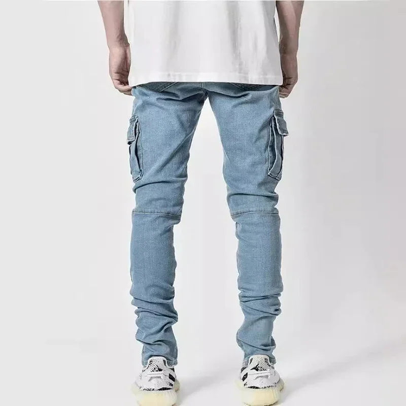 Calça cargo multi bolsos