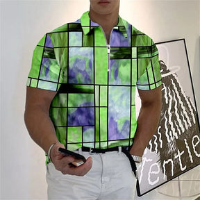 Camisa Polo com Zíper