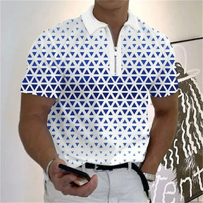 Camisa Polo com Zíper