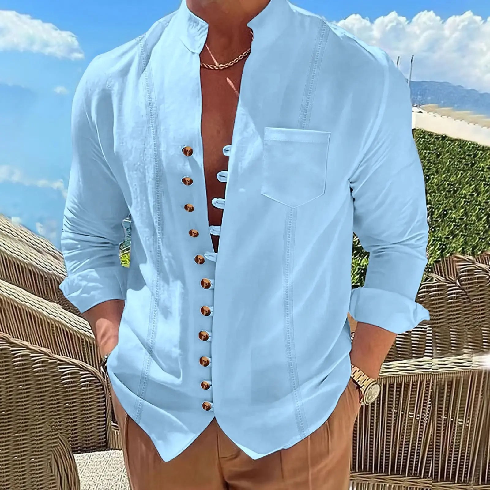 Camisa Vintage de botão