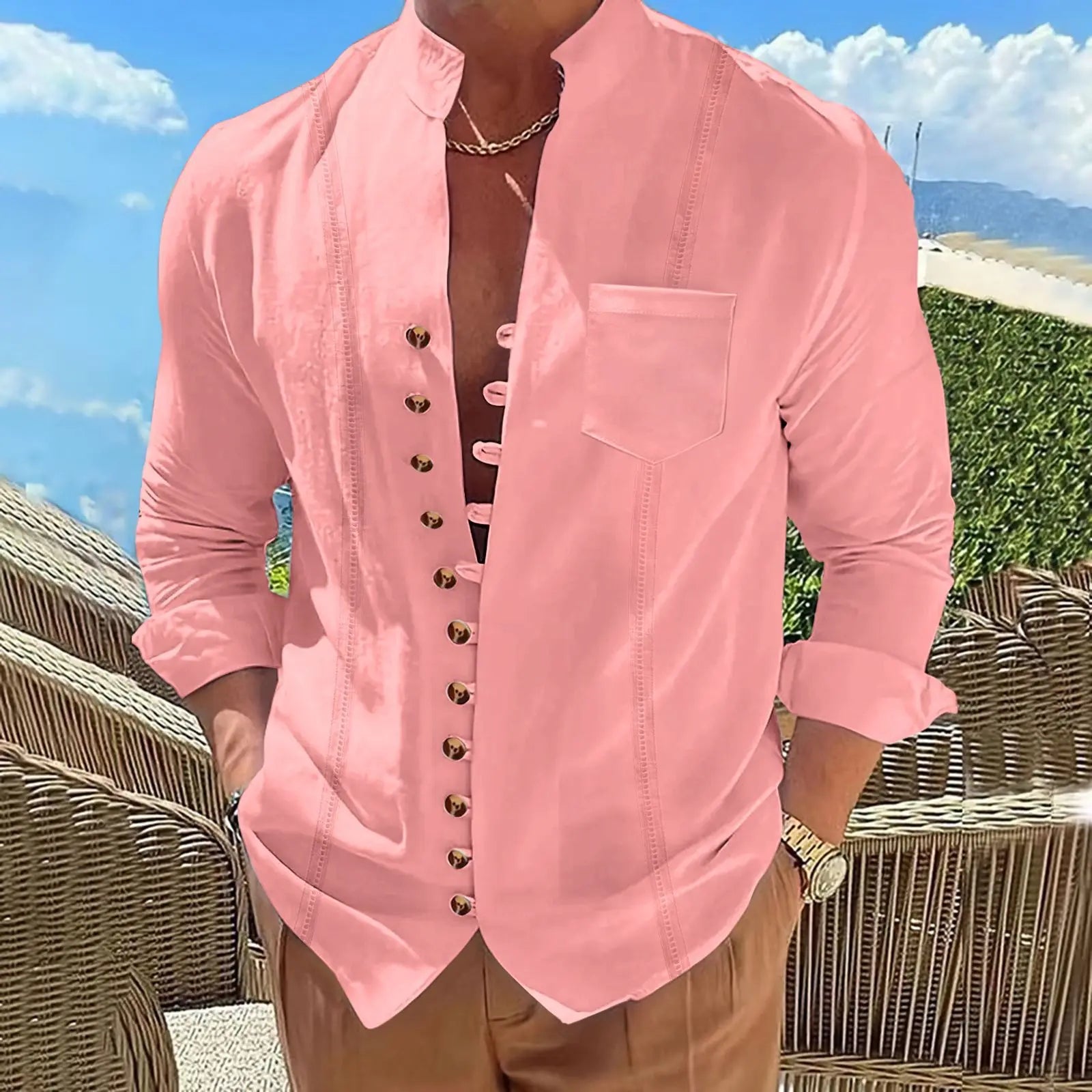 Camisa Vintage de botão