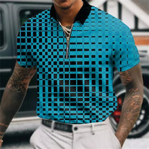 Camisa Polo com Zíper