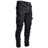 Calça cargo multi bolsos