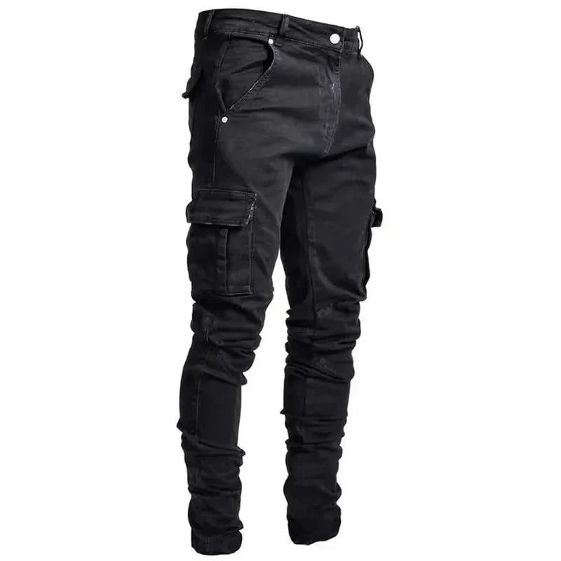 Calça cargo multi bolsos