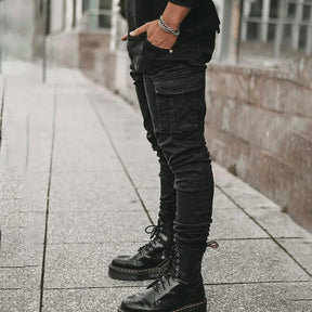 Calça cargo multi bolsos