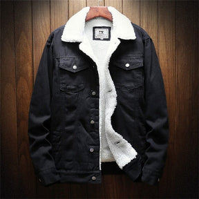 Jaqueta Masculina Jeans Scale - Forrada com Pelo